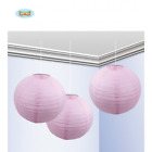Lanterna in carta rosa da appendere 3 pz decorazione nascita matrimonio comunion