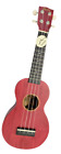 Mahalo Ukulele Soprano Cherry Red Custodia Inclusa Legno Island Rosso Regalo