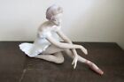 Lladro Spain Porcelain Figurine Ballerina 5919 Rose Ballet