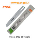 Barra STIHL 35cm 3/8 50 maglie per motososega MS 170 171 180 181 192 193 194T