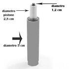 PISTONE A GAS Ø 2,8cm ricambio poltrona sedia ufficio Regolabile cromato