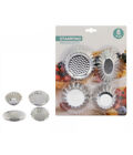 Set 8 Formine Per Biscotti Pirottini Stampi Dolci Crostatine Stampini Misti 7413