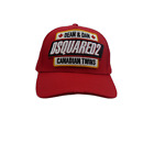 DSQUARED2 - Cappellino baseball rosso di cotone