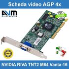 Scheda video AGP 4x NVIDIA RIVA TNT2 M64 Vanta-16 16MB VGA Gigabyte Sparkle MSI