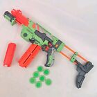 Nerf Vortex Praxis Blaster Hasbro Gun + Shoulder Stock Extra Magazine & 7 Discs