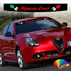 Adesivo fascia parasole Alfa Romeo Mito Giulietta 147 156 159 Giulia TRICOLORE #