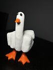 Statuetta F*ck Duck, Soprammobile Papera Divertente Dito Medio