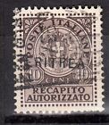 A-7870- ERITREA- 1939- Recapito autorizzato  Sas. 1 usato