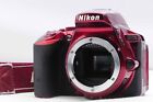 [Eccellente Nikon D5500 24.2MP Digital SLR Camera Rosso From Osaka (G502)