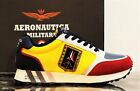 Scarpe sneakers AERONAUTICA MILITARE uomo 231sc237ct3098 giallo 94385 blu 94387