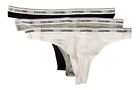 Perizoma donna CK CALVIN KLEIN confezione 3 capi thong elastico a vista cotone e