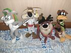 Bugs Bunny Taz Mania Duffy Duck Willy Coyote Peluche 30 Cm