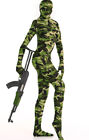 Lycra Ganzanzug Catsuit Overall Camouflage