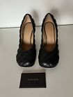 Bottega Veneta Quilted Padded Bloc Square Toe Pumps Black