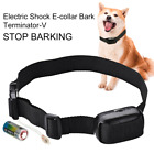 Electric Shock Dog E-Collar Anti Bark Stop Barking Pet Training Collar Control