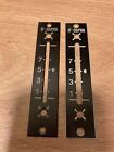 2x Vestax IF-05PRO Genuine Input Fader Plates