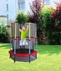 TRAMPOLINO TAPPETO ELASTICO RETE SALTI CON PROTEZIONI GIOCO PER BIMBI BAMBINI