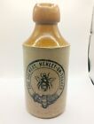 Pictorial Henley on-Thames Stoneware Ginger Beer Bottle Rare Stiff Lambeth