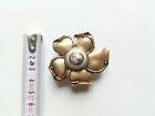 GUCCI FIBBIA FIORE E PERLA CON LOGO GG-BUCKLE GUCCI FLEUR AND PEARL WITH LOGO GG