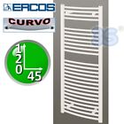 Scaldasalviette CURVO bianco TEKNO Ercos cm 120x45 interasse 40