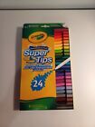 CRAYOLA SUPER TIPS Pack of 24 Washable Felt Tip Colouring Marker Pens