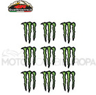 8250 SERIE ADESIVI QUATTROERRE MEDI 10 PEZZI MONSTER ENERGY VERDE