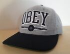 OBEY Embroidered Grey SnapBack Cap