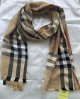 SCIARPA BURBERRY scarves 100% cashmere 183x70cm / leggere bene