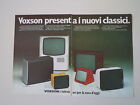 advertising Pubblicità 1970 TELEVISORE VOXSON 2406/1102/2404/6704/1202/1702