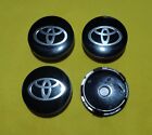 4 tappi coprimozzo COMPATIBILI TOYOTA 60mm cerchi in lega 4 Pezzi