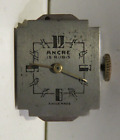 macchina per orologio da polso ANCRE 17 RUBIS SWISS MADE vintage rettangolare di