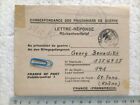 WW2 POW Prisoners of War Letter Germany France 16. 10. 1947 Stamp WWII Original