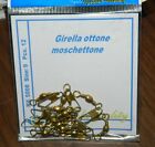 Girella + moschettone Olympus in ottone mis 9 pesca BC67