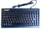 MINI TASTIERA USB MULTIMEDIALE LINQ K2 K-2 KEYBOARD LAYOUT ITALIA CON FILO NERA