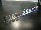 Scritta " FIAT ABARTH " in Metallo Cromato per FIAT 500 F L R  126 epoca