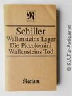 Wallensteins Lager. Die Piccolomini. Wallensteins Tod. Schiller, Friedrich.: