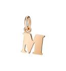 Ciondolo Dodo Lettera M DLET9/M Charms oro rosa 9 kt Nuovo DMB2016_LETML_0009R