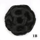 Women Bride Braided Hair Buns Clip In Synthetic Hair Chignon Hair Extensions