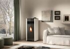 STUFA A PELLET PALAZZETTI BIANCA LUX 4 STELLE CON RENDIMENTO ALL  89,5% DA 12 KW