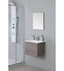 MOBILE BAGNO "PETIT" ROVERE SCURO, 50X36X42 CM