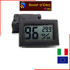 termometro Digitale Misura Tempertatura Con Batteria Per LCD Acquario Frigo Nero