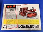 brochure LOMBARDINI  trattore TL8 DIESEL a cingoli