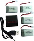 4 pezzi Batterie 3.7v 850mAh Lipo Rc Droni Syma X5SC X5SW + Caricatore