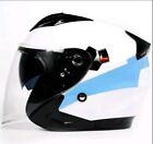 casco jet doppia visiera Bianco BHR