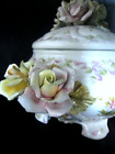 SOUPIERE ITALIENNE style ROCOCO Baroque Barbotine Rose Faience Céramique Italie