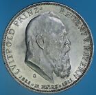 GERMANIA BAVIERA 5 MARCHI 1911 D SILVER COIN ARGENTO FDC COIN COLLECTION