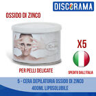 CERA DEPILATORIA OSSIDO DI ZINCO 400ML X5 LIPOSOLUBILE ROIAL CERETTA DEPILAZIONE