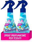 Fabuloso Spray Profumatore per Tessuti Fresco Mattino 2x250ml | Spruzzo Sottile