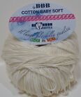 Gomitolo di cotone BBB Cotton baby soft per neonato e bambino ferri uncinetto