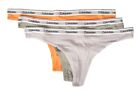 SG Perizoma donna CK CALVIN KLEIN confezione 3 capi thong elastico a vista coton